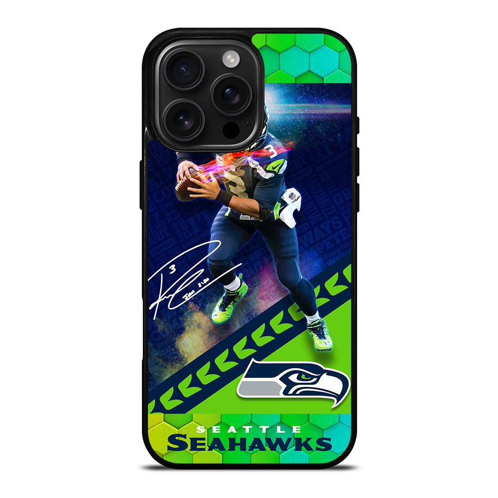 RUSSELL WILSON SEATTLE SEAHAWKS iPhone Case Cover