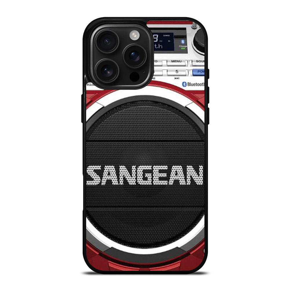 SANGEAN RED RADIO SPEAKER iPhone Case Cover