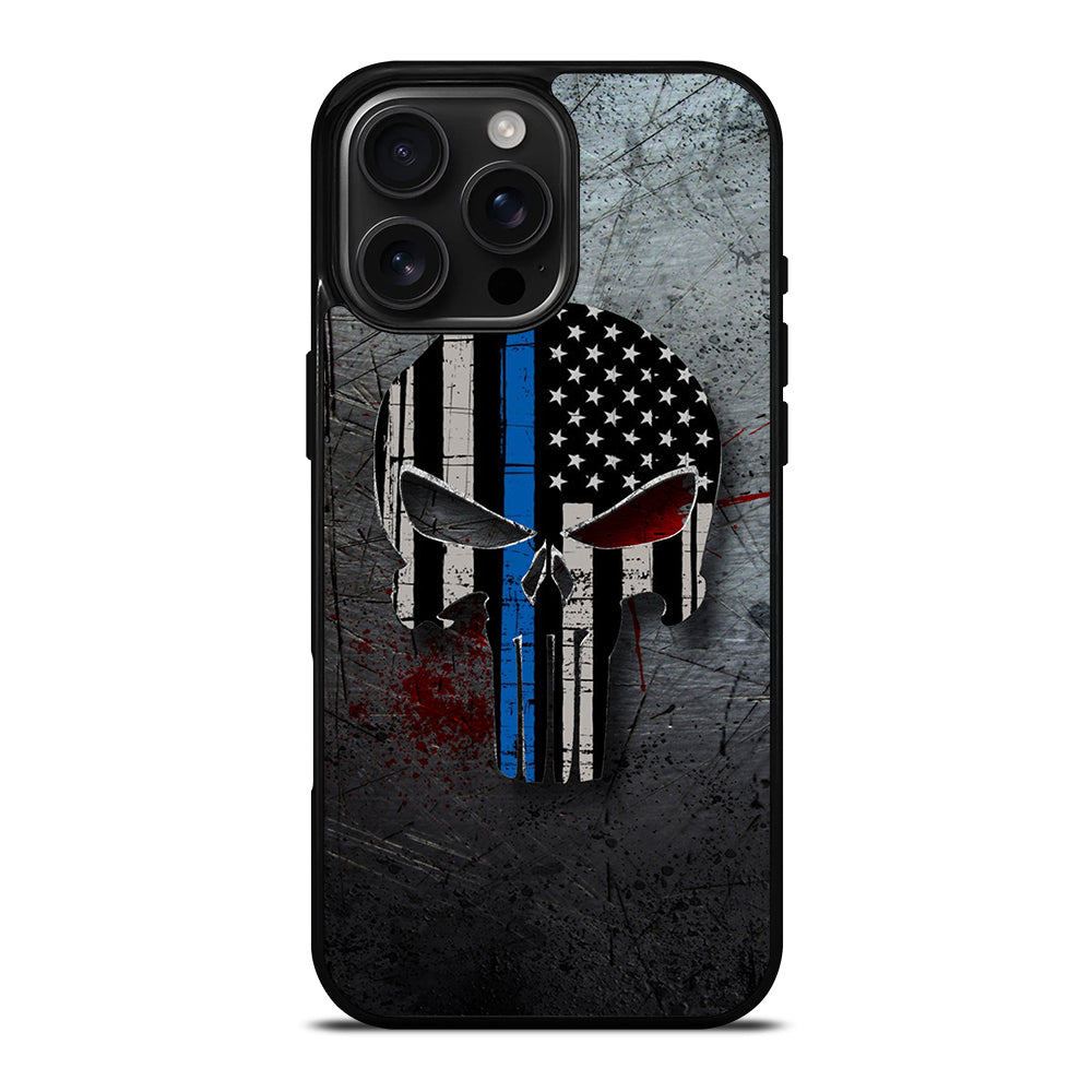 THIN BLUE LINE PUNISHER iPhone Case Cover