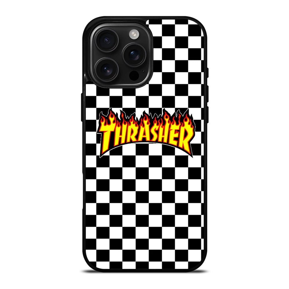 THRASER BLACK WHITE iPhone Case Cover