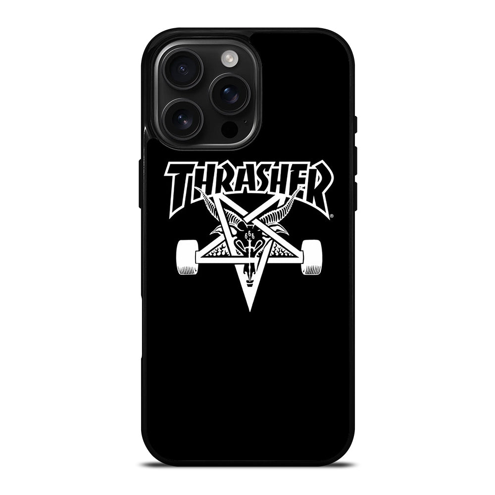 THRASER SKATEBOARD BLACK iPhone Case Cover