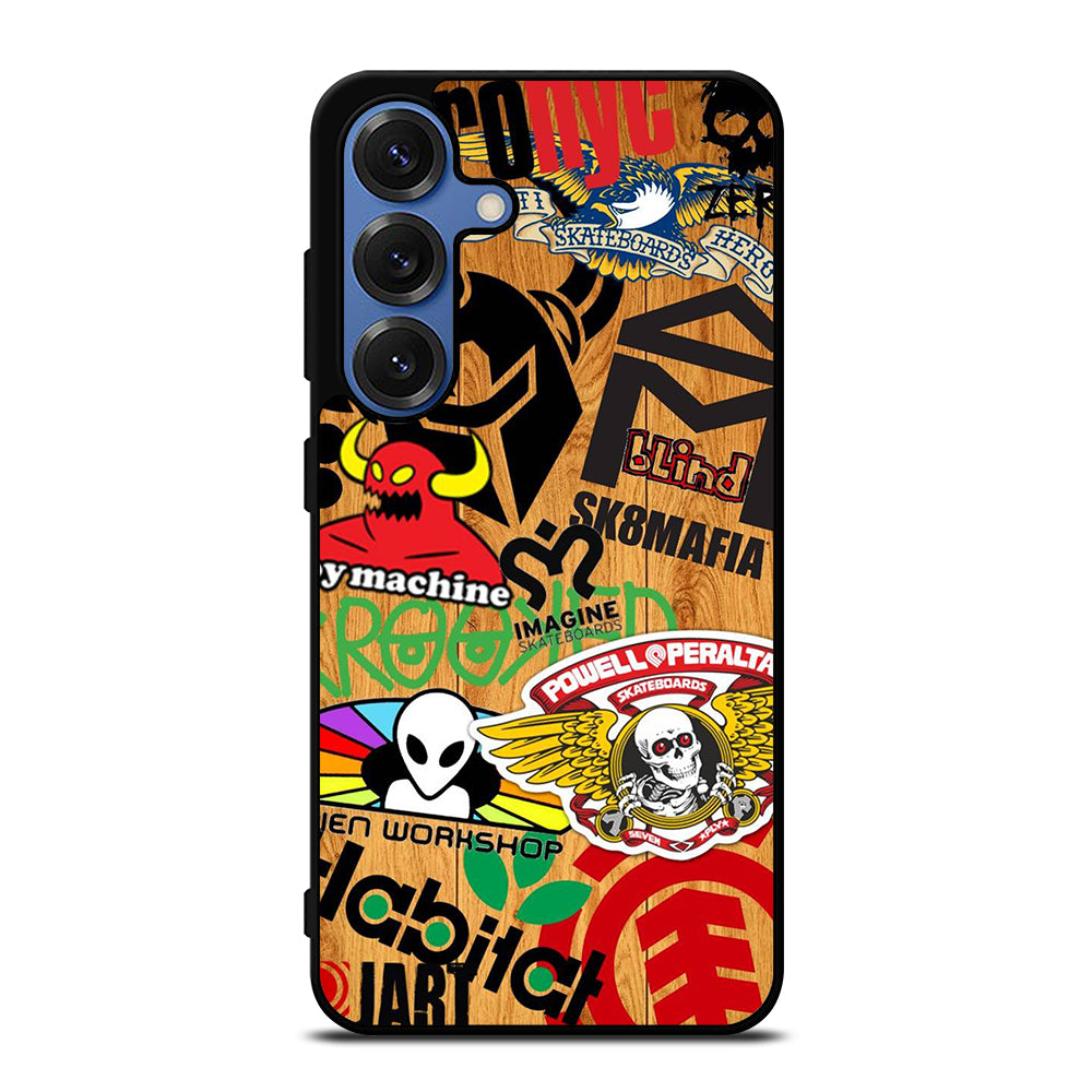 TOY MACHINE STICKER SKATEBOARD Samsung Galaxy Case Cover
