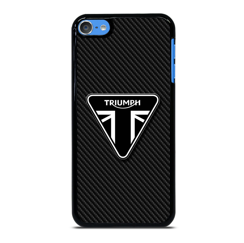 TRIUMPH MOTORCYCLE CARBON LOGO iPod Touch Case Cover