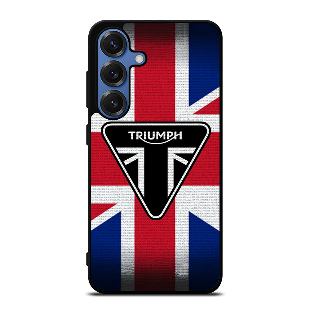 TRIUMPH MOTORCYCLE FLAG LOGO Samsung Galaxy Case Cover