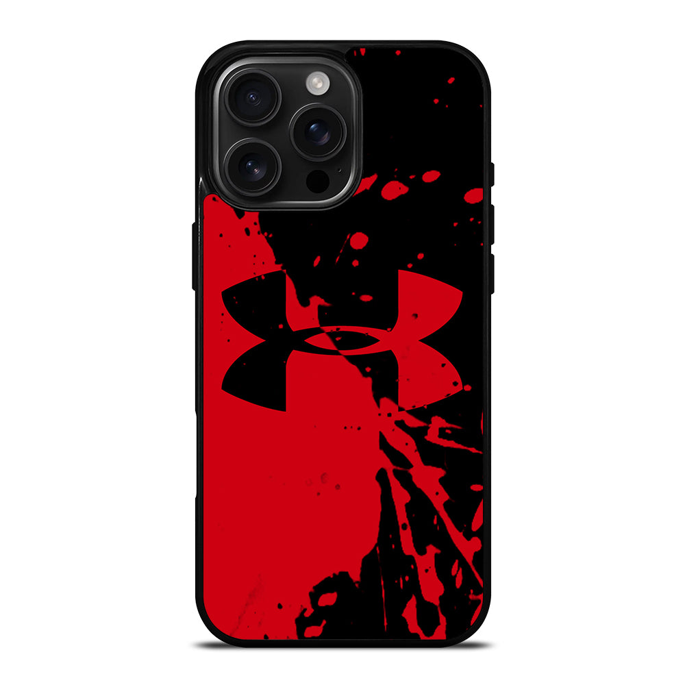 UNDER ARMOUR BLACK RED LOGO iPhone Case Cover