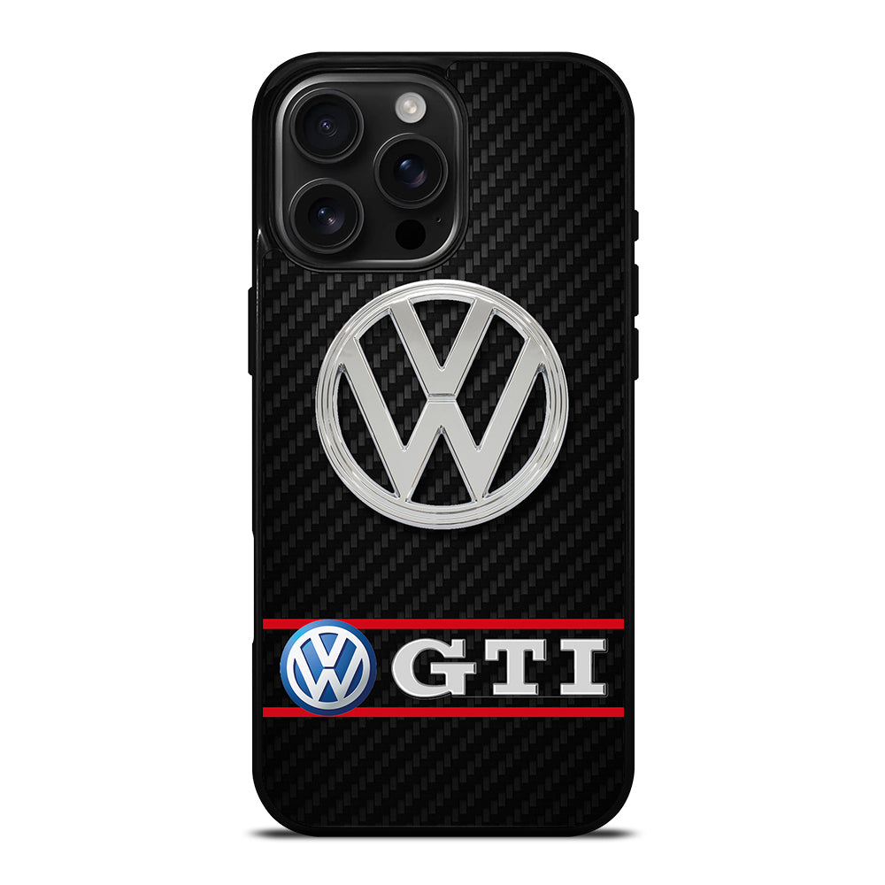 VW VOLKSWAGEN GTI CARBON LOGO iPhone Case Cover