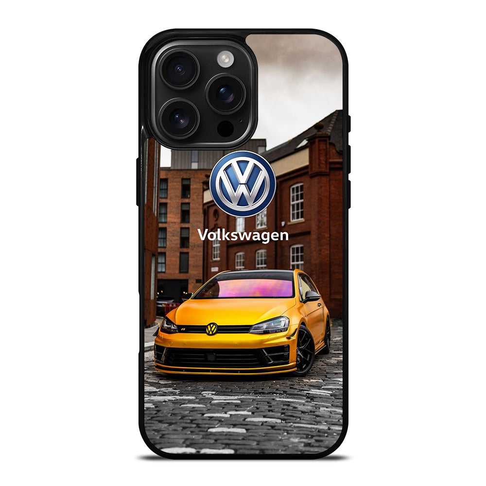 VW VOLKSWAGEN GTI CAR YEELOW iPhone Case Cover