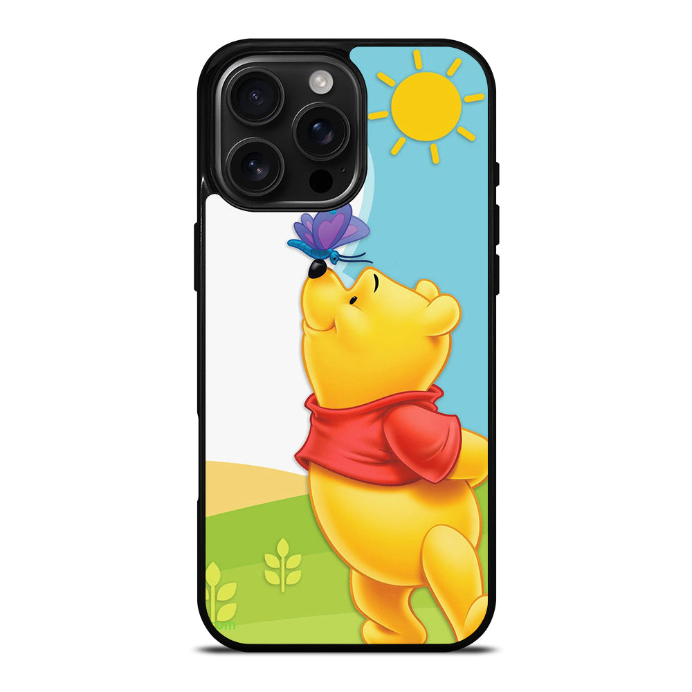 WINNIE THE POOH BUTTERFLY iPhone Case Cover
