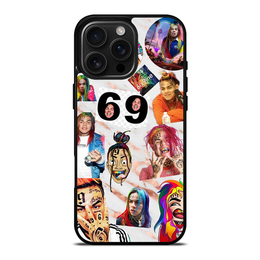 6IX9INE RAPPER COLLAGE iPhone Case Cover