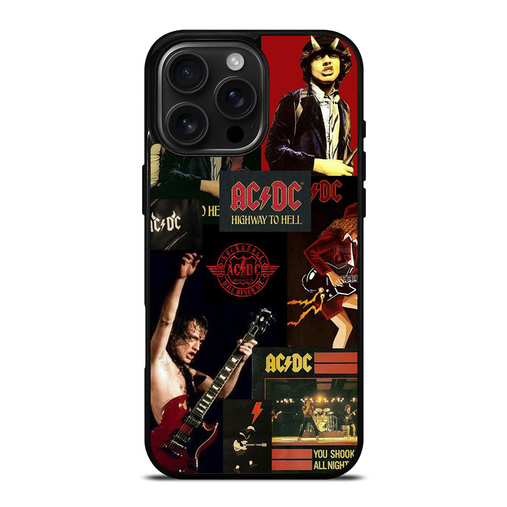 ACDC ROCK BAND COLLAGE iPhone Case Cover