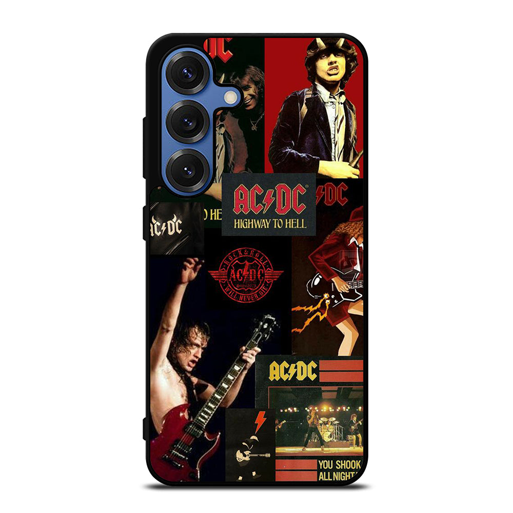 ACDC ROCK BAND COLLAGE Samsung Galaxy Case Cover