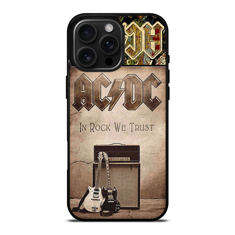 ACDC ROCK WE TRUST iPhone Case Cover