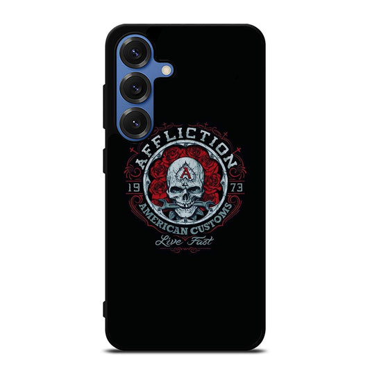 AFFLICTION SKULL ROSE Samsung Galaxy Case Cover