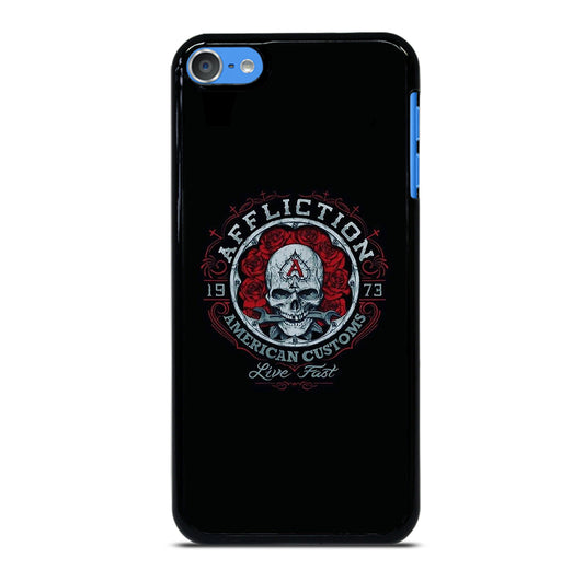 AFFLICTION SKULL ROSE iPod Touch Case Cover