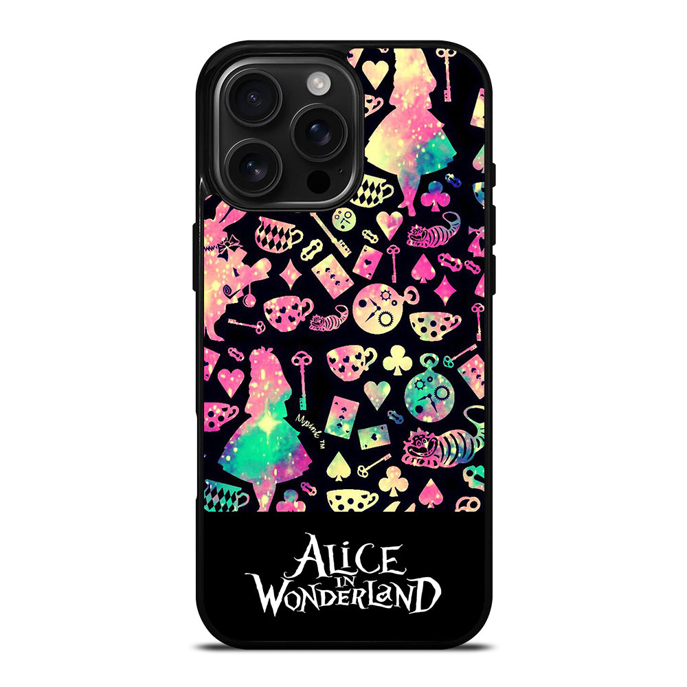ALICE IN WONDERLAND PATTERN iPhone Case Cover