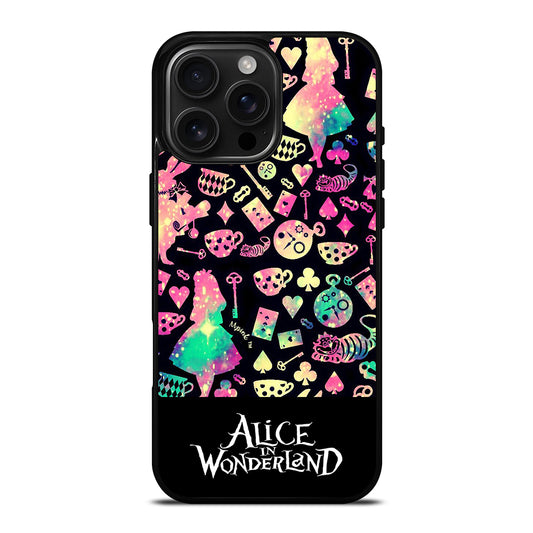 ALICE IN WONDERLAND PATTERN iPhone Case Cover