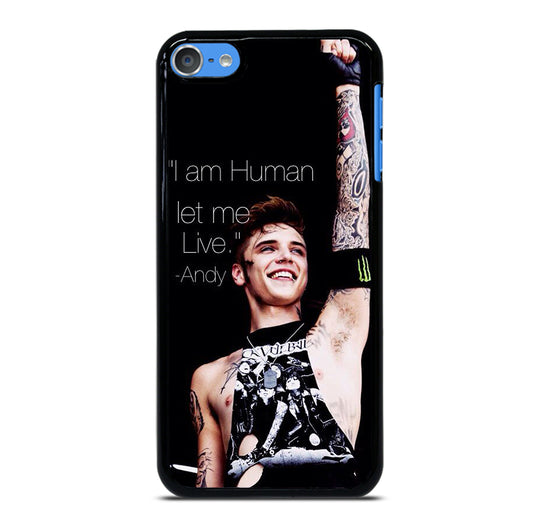 ANDY BIERSACK BLACK VEIL BRIDES QUOTE iPod Touch Case Cover