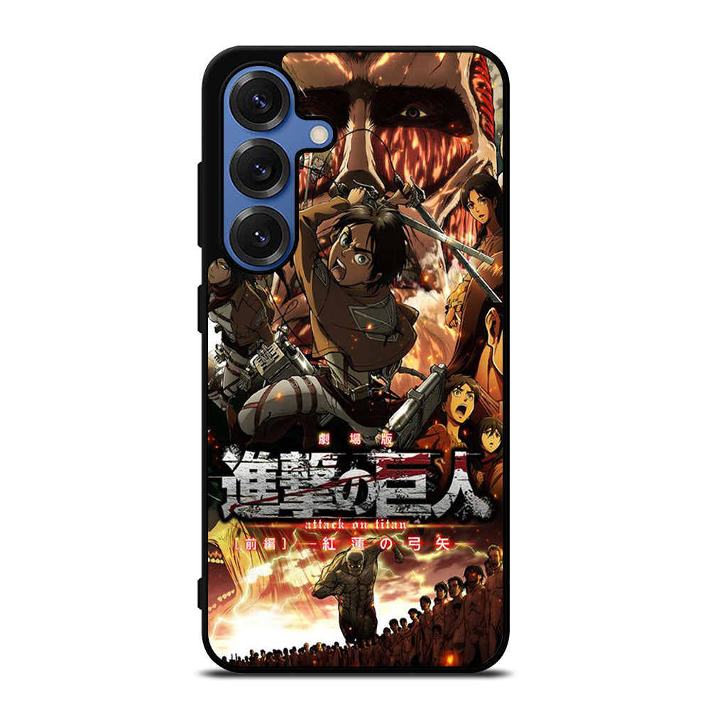 ANIME ATTACK ON TITAN CHARACTER Samsung Galaxy Case Cover