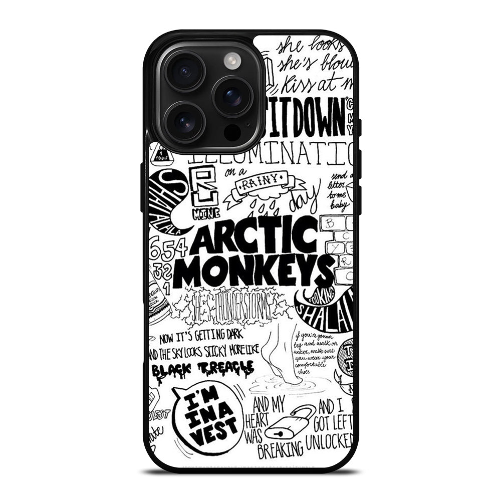 ARCTIC MONKEYS SONGS LYRIC iPhone Case Cover