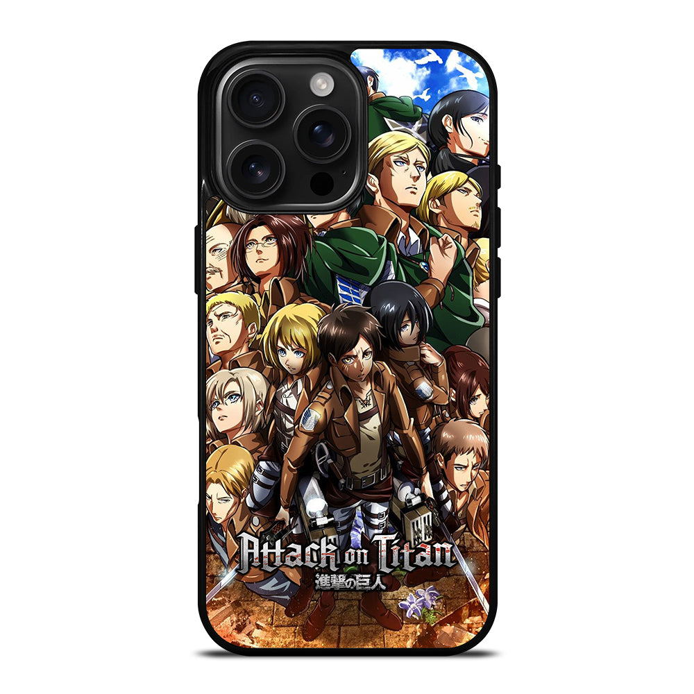 ATTACK ON TITAN CHARACTER iPhone Case Cover