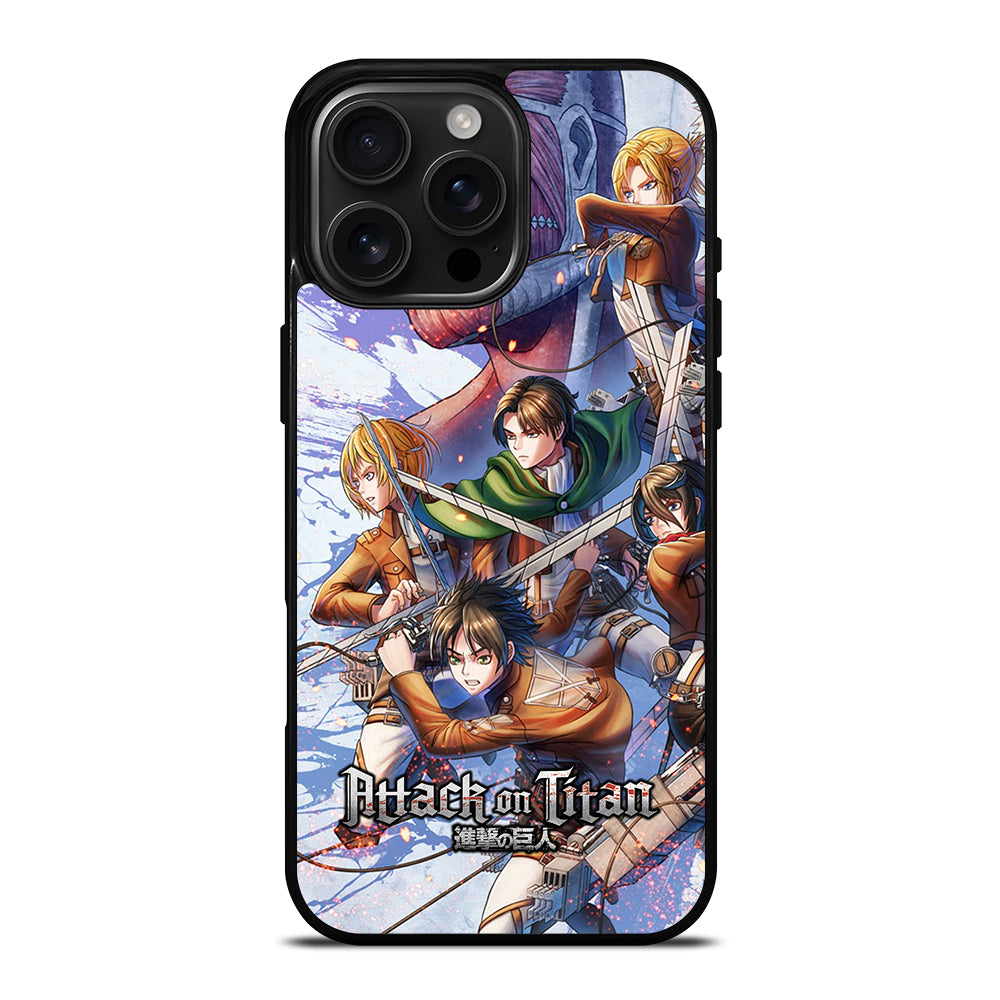 ATTACK ON TITAN CHARACTER 2 iPhone Case Cover
