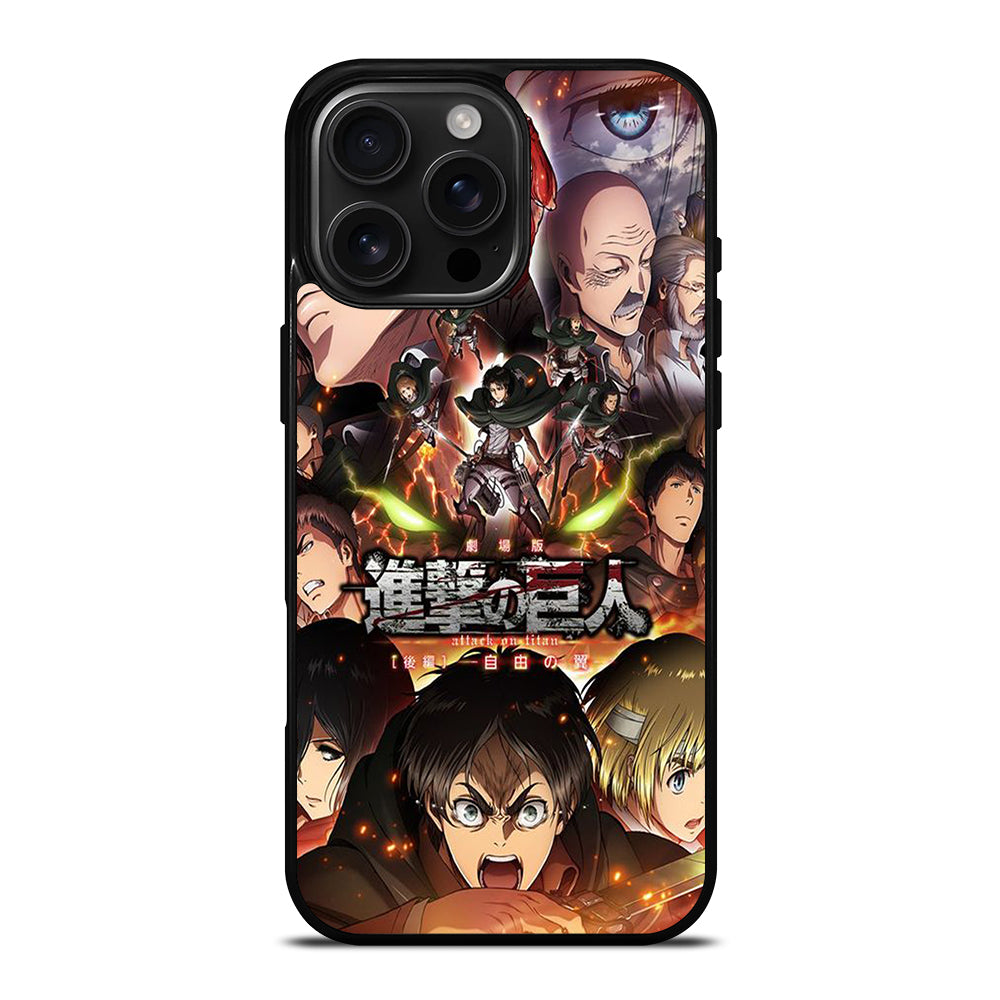 ATTACK ON TITAN CHARACTER ANIME iPhone Case Cover