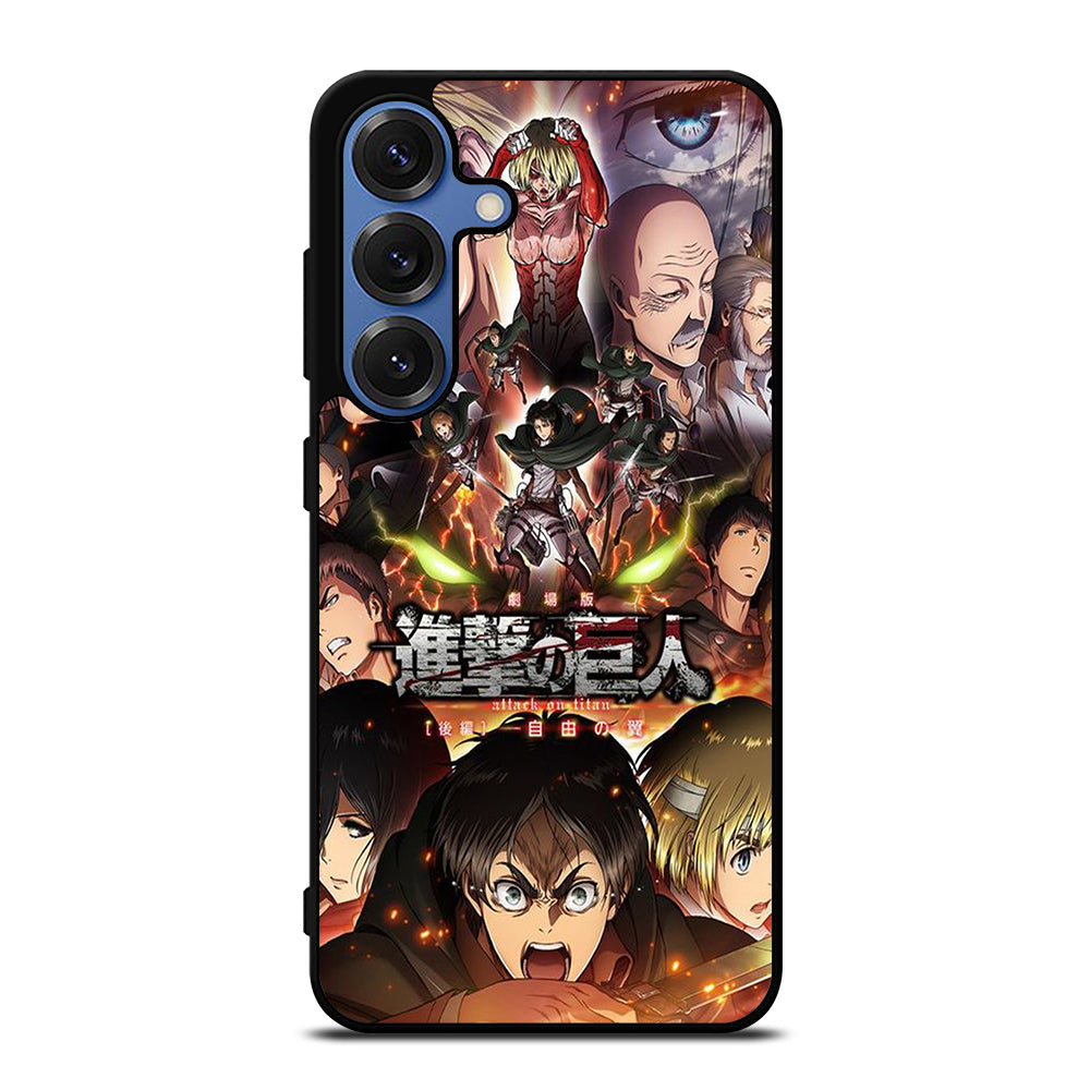 ATTACK ON TITAN CHARACTER ANIME Samsung Galaxy Case Cover