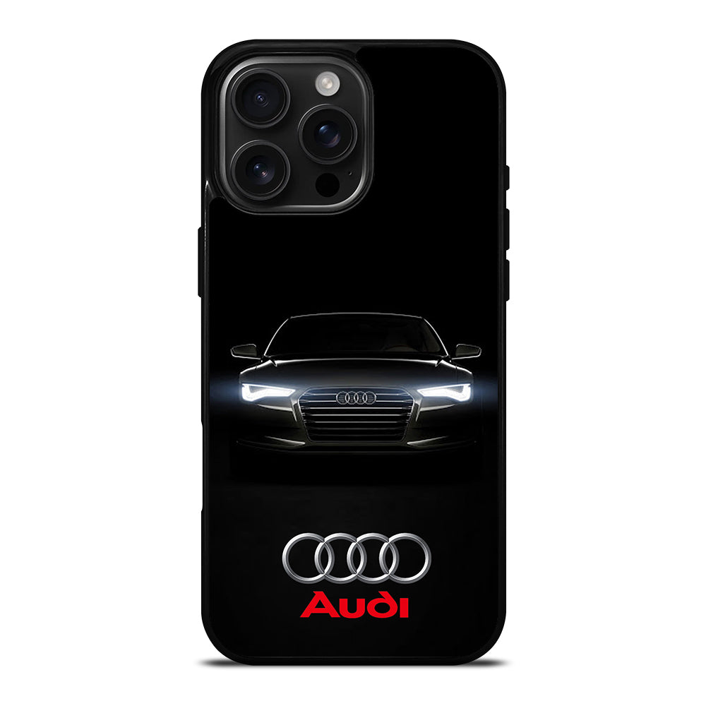 AUDI BLACK CAR iPhone Case Cover
