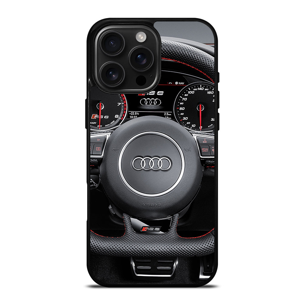 AUDI CAR STEERING WHEEL iPhone Case Cover
