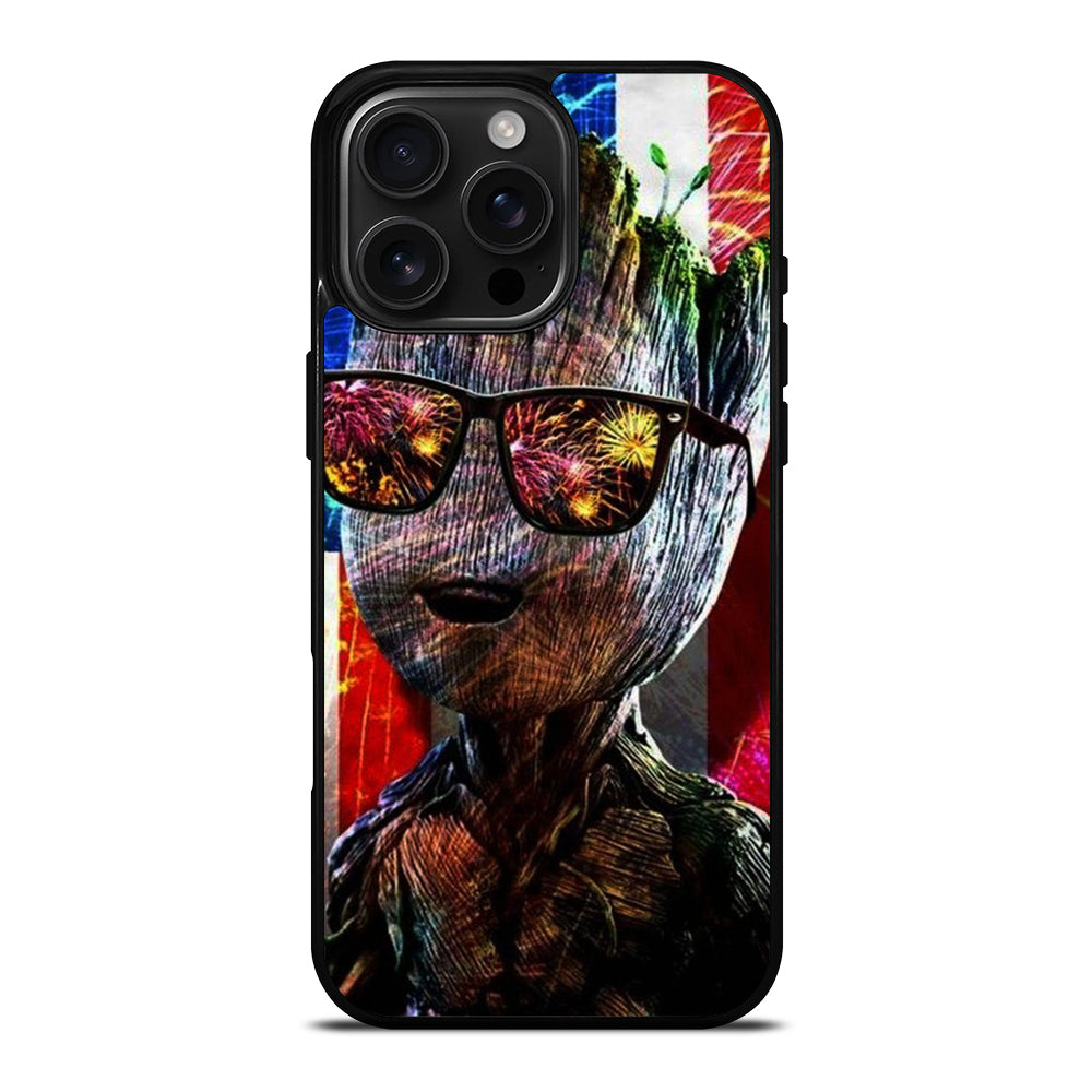 BABY GROOT AMERICAN iPhone Case Cover