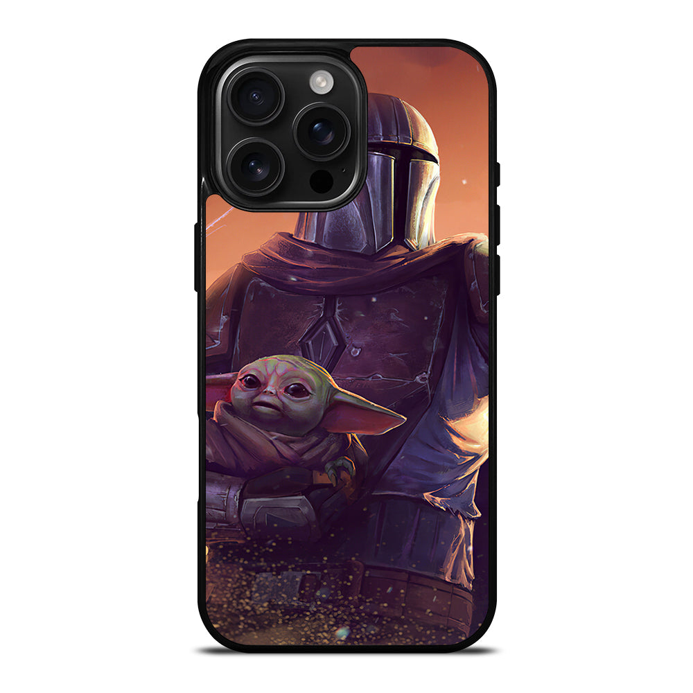 BABY YODA AND THE MANDALORIAN 1 iPhone Case Cover