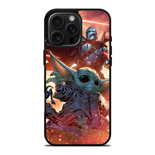 BABY YODA AND THE MANDALORIAN 2 iPhone Case Cover