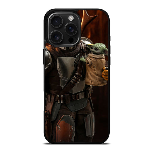 BABY YODA AND THE MANDALORIAN 3 iPhone Case Cover