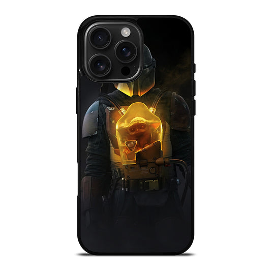 BABY YODA AND THE MANDALORIAN 4 iPhone Case Cover