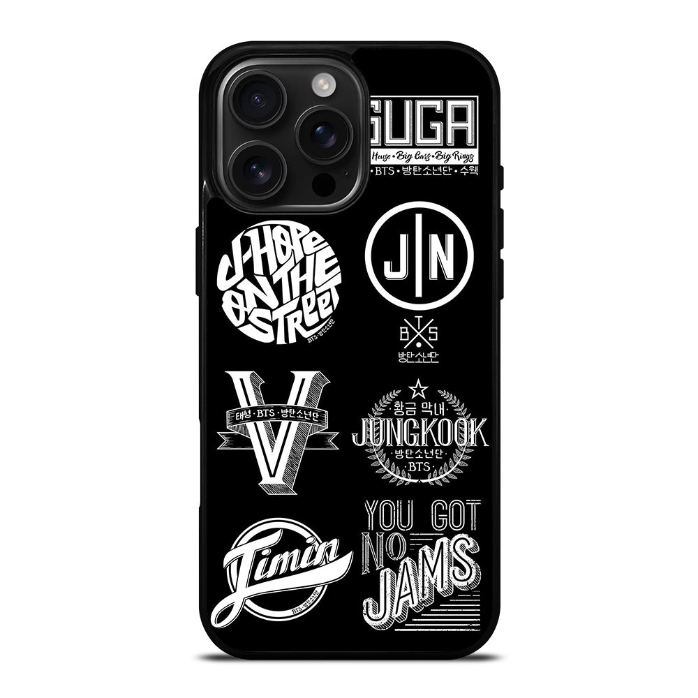 BANGTAN BOYS BTS KPOP LOGO iPhone Case Cover