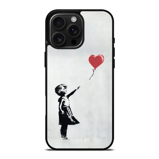 BANKSY BALLOON GIRL ART iPhone Case Cover
