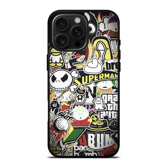 BAPE STICKER BOMB iPhone Case Cover