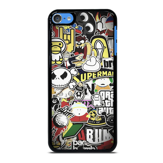 BAPE STICKER BOMB iPod Touch Case Cover