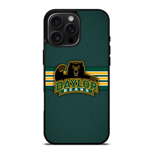 BAYLOR BEARS STRIPE LOGO iPhone Case Cover