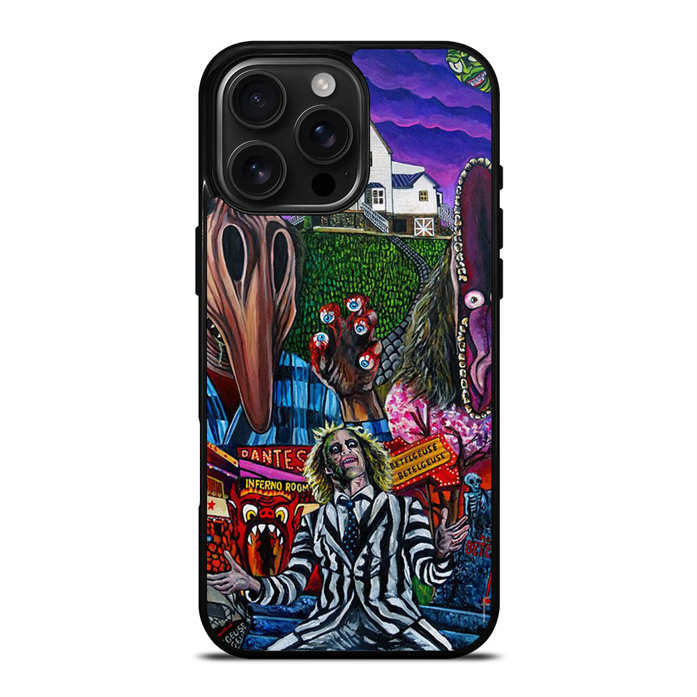 BEETLEJUICE TIM BURTON ART 2 iPhone Case Cover