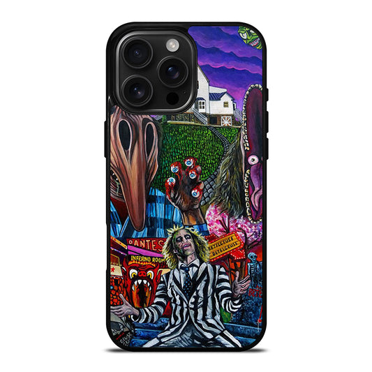 BEETLEJUICE TIM BURTON ART 2 iPhone Case Cover