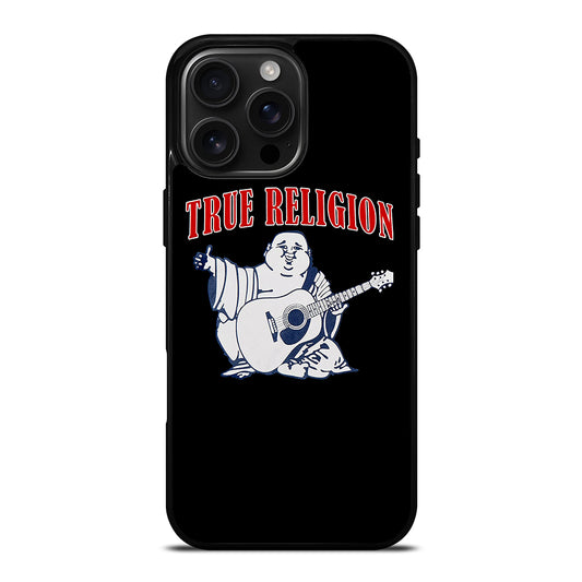 BIG BUDDHA TRUE RELIGION LOGO iPhone Case Cover
