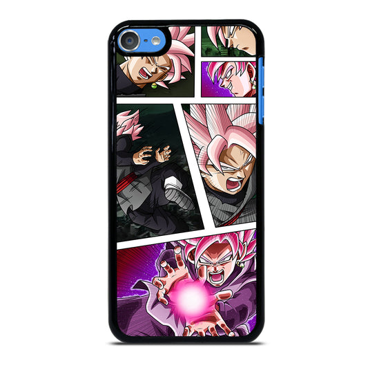 BLACK GOKU SS ROSE COLLAGE iPod Touch Case Cover