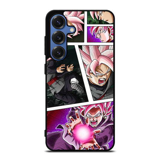 BLACK GOKU SS ROSE COLLAGE Samsung Galaxy Case Cover