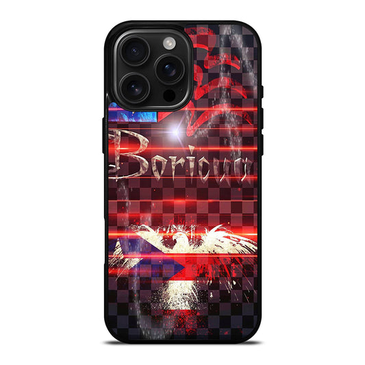 BORICUA PUERTO RICO FLAG iPhone Case Cover