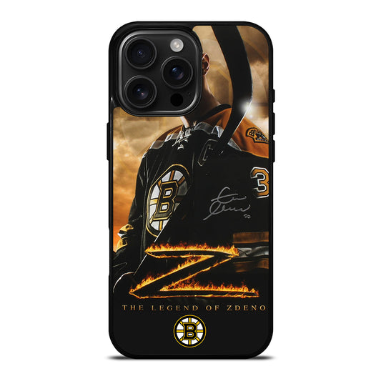BOSTON BRUINS LEGEND ZDENO CHARA iPhone Case Cover