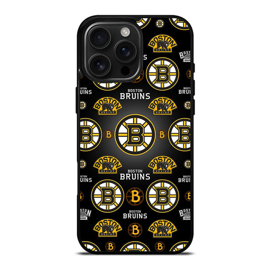 BOSTON BRUINS LOGO COLLAGE iPhone Case Cover
