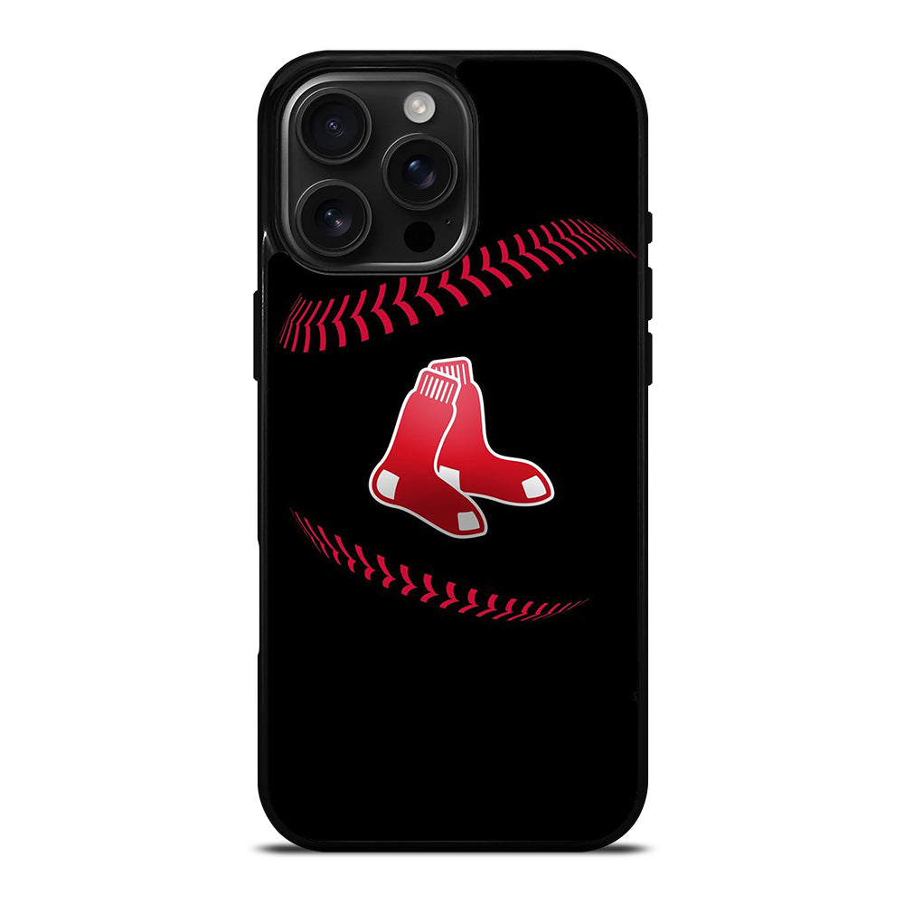 BOSTON RED SOX BLACK LOGO iPhone Case Cover