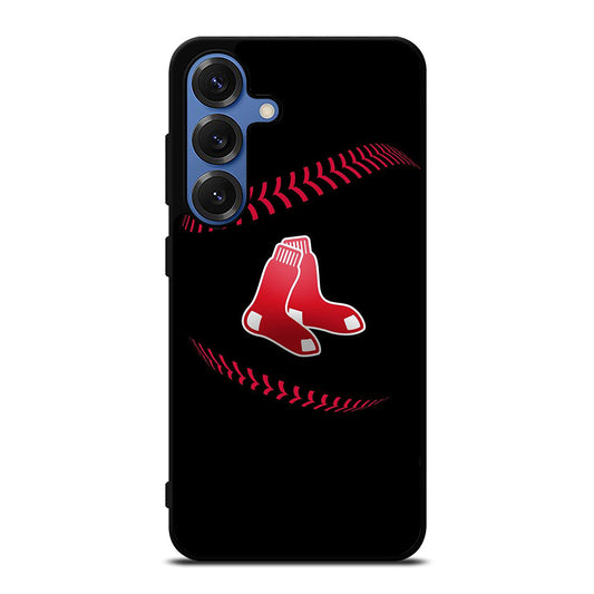 BOSTON RED SOX BLACK LOGO Samsung Galaxy Case Cover