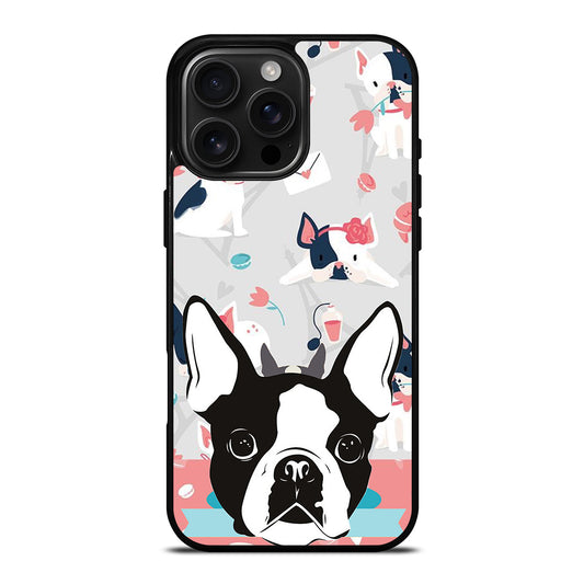 BOSTON TERRIER DOG 3 iPhone Case Cover